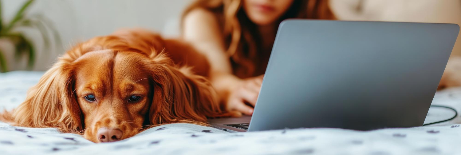 Dog and cat on suitcase